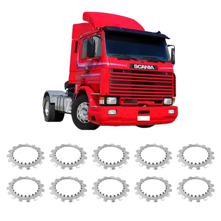Kit 10 Travas Aranha Cardan Scania Todos 184055