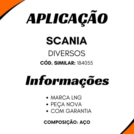 Kit 10 Travas Aranha Cardan Scania Todos 184055