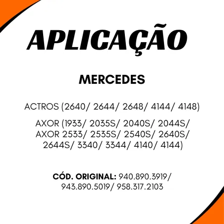 Amortecedor Transversal Cabine Actros/ Axor