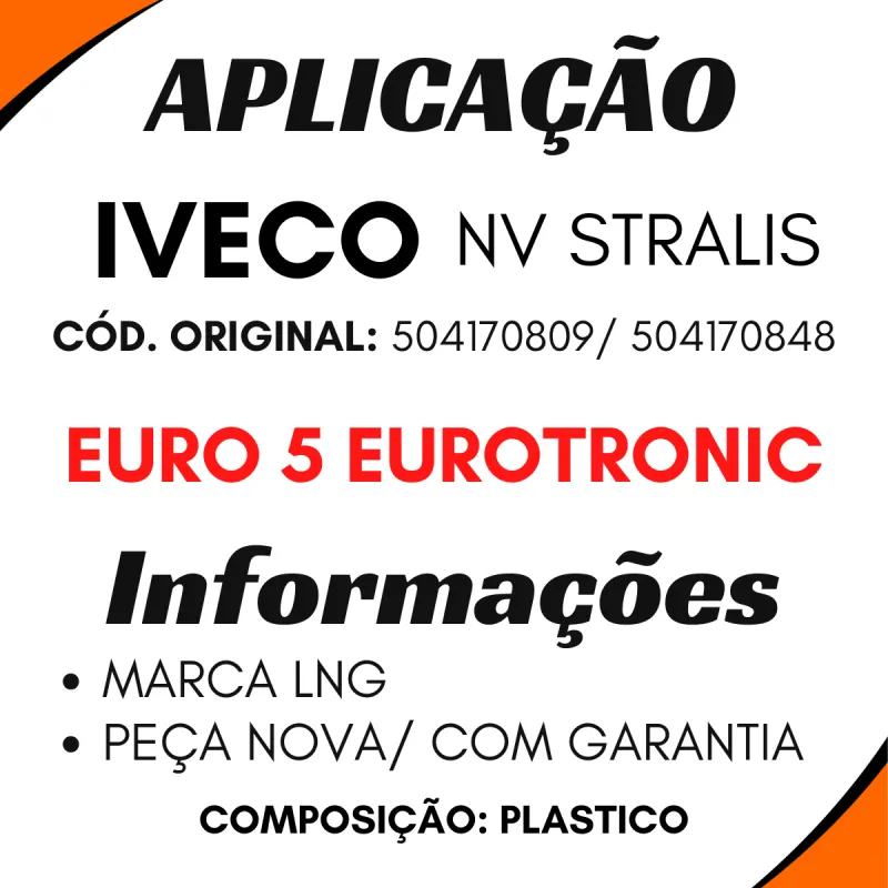 Grade Frontal Novo Stralis/ Euro 5 Plastico