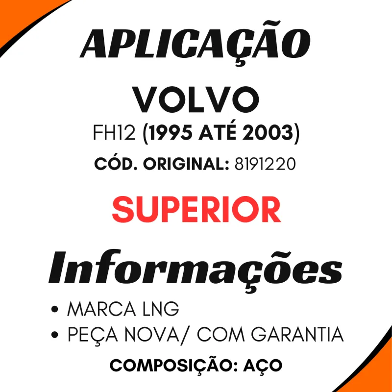 Capo Frontal Superior Volvo Fh12 (1995/2003)