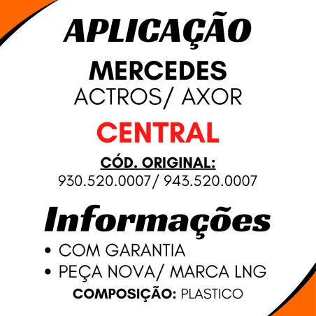 Paralama Traseiro Actros/ Axor Central