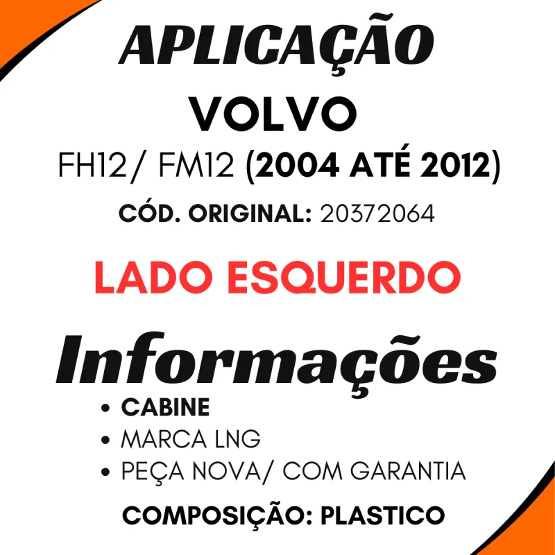 Paralama Cabine Esq. Fh12/ Fm12