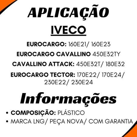Parachoque Eurocargo/ Tector/ Cavallino