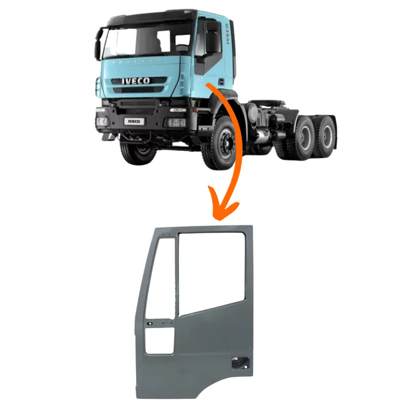 Porta Cabine Esq Iveco Stralis/ Eurocargo/ Eurotech/ Novo Stralis/