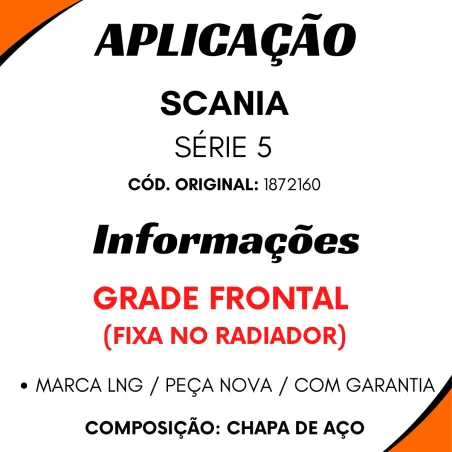 Grade Fixa Radiador Série 5