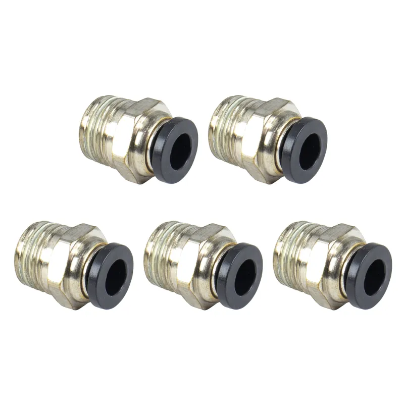 Kit 5 Conector Macho Mbb Diversas Rápido 6 Mm X 1/4 Bspt
