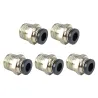 Kit 5 Conector Macho Mbb Diversas Rápido 6 Mm X 1/4 Bspt