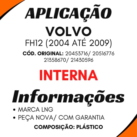 Grade Frontal Interna Volvo Fh12