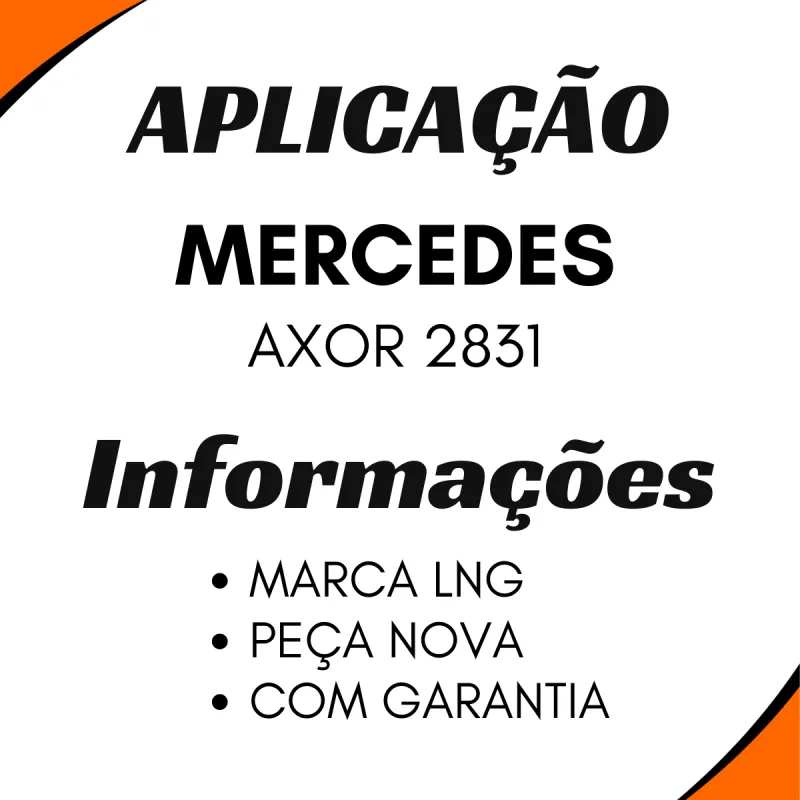 Cardan Parcial (Entre Eixo) Mbb Axor 2831