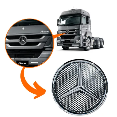 Estrela Grade Frontal Mercedes Axor