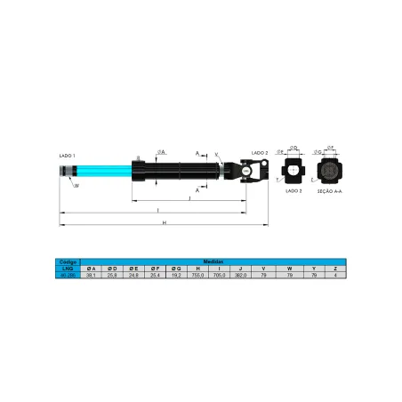 Coluna De Direção (Completa) Mbb 844608809/