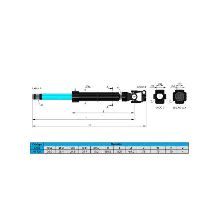 Coluna De Direção (Completa)mercedes 1630 1929 1935 1941 2635...