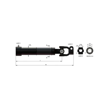 Coluna De Direção (Parcial) Vw 2ro422067 Meia Coluna
