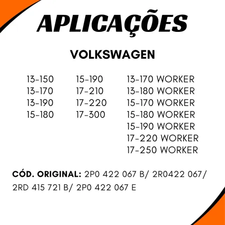 Coluna De Direção (Parcial) Vw 2ro422067 Meia Coluna
