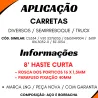 Cuica Freio Carretas 8' Haste Curta