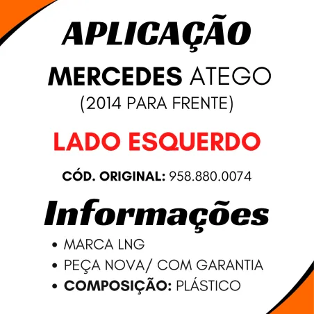 Moldura Farol Esq. Atego (2014..)