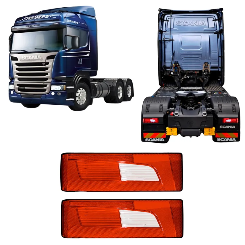 Lente Lanterna Scania Série 6 Streamline