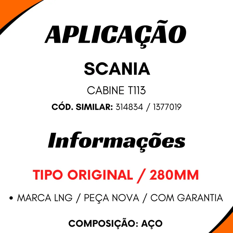 Suporte Cardan Scania T113 Tipo Dana