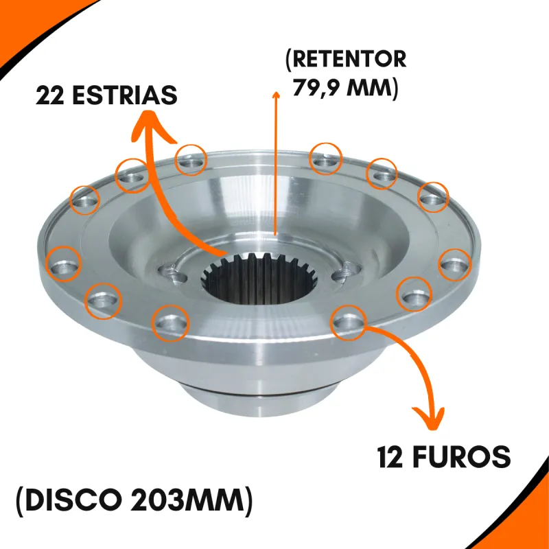 Flange Câmbio Scania 112