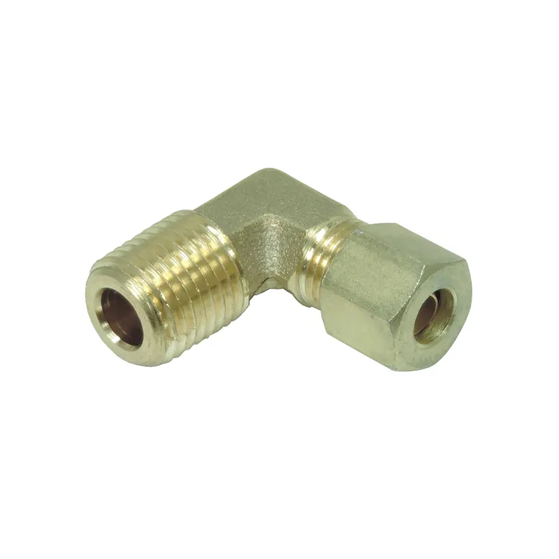 Kit 5 Cotovelos Emenda Tubo Nylon Mbb Macho 5/16 Npt X 1/4 Npt