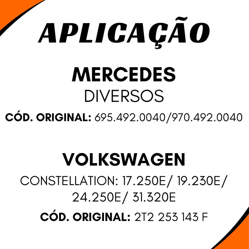 Abraçadeira Espamento Mbb 6954920040/ Vw 2t2253143f