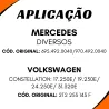 Abraçadeira Espamento Mbb 6954920040/ Vw 2t2253143f
