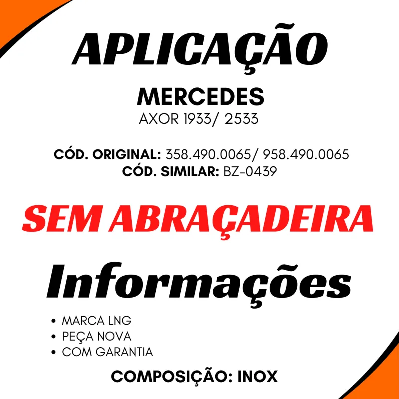 Tubo Flex. Escap. Inox Mbb Axor 1933/2533 958.490.0065