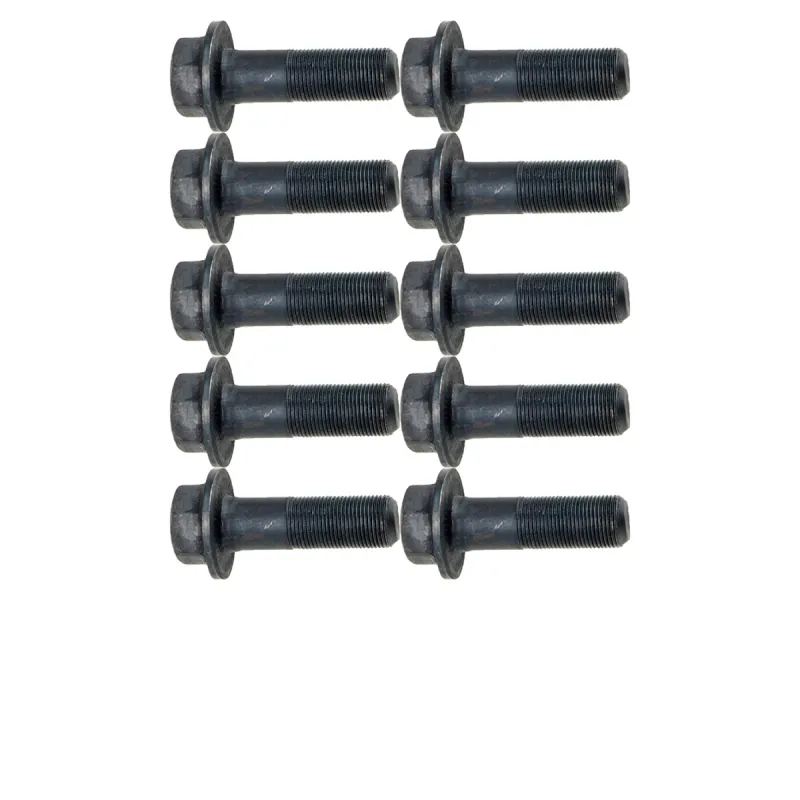 Kit 10 Parafusos Coroa C/ Recart Mb 1313/ 2013 14 X 45 Moderno Aço