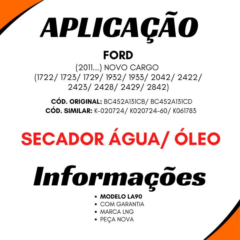 Válvula Apu Ford Cargo 2428- 2422- 1722- 1932- 1723- 2423- 2429-