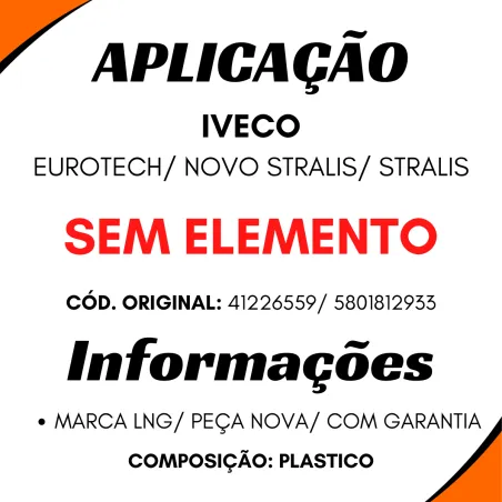Purificador Ar Compl. S/Elemento Iveco Stralis/ Novo Stralis/