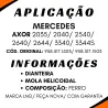 Amortecedor Cabine Diant. Axor 2035/ 2040/ 2540/ 2640/ 2644/ 3340/