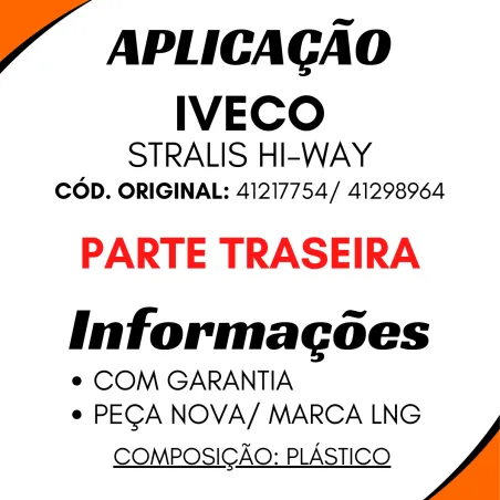 Paralama Tras. Iveco Stralis Hi-Way