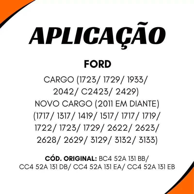Válvula Apu Ford Novo Cargo 1317- 1319- 1419- 1517- 1717- 1719- 1722