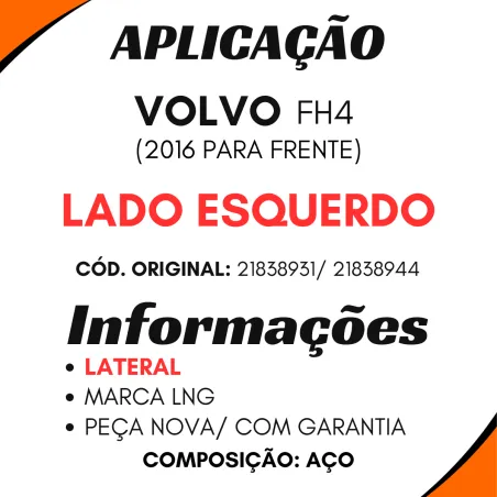 Parachoque Dianteiro Volvo Fh4 (2016...)