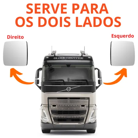 Vidro Espelho Esq/Dir Aux. Fh4(2015...) C/ Desemb.