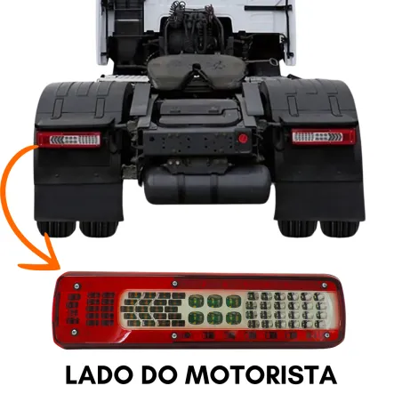 Lanterna Tras. Esq. Volvo Fh4 (2015...) Led