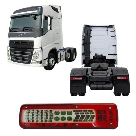 Lanterna Tras. Led Dir Volvo Fh4 2015...(Com Alarme)