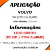 Lanterna Tras. Led Dir Volvo Fh4 2015...(Com Alarme)