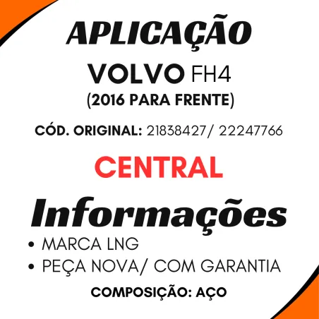 Parachoque Central Chapa Volvo Fh4