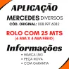 Tubo Nylon Freio 6x4 Rolo C/ 25 Metros Mmb 008.997.6082