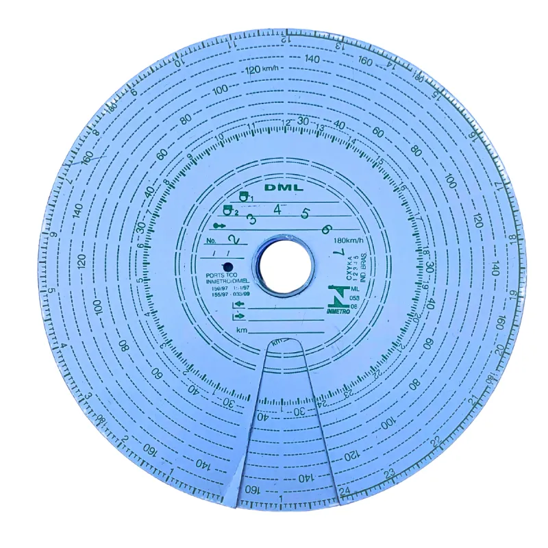 Disco Taçografo 7 Dias 180km Cx 10 Unidades Dml