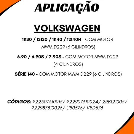 Bomba Dágua Com Cubo Motor Mwm Aspirado
