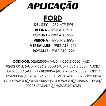 Bomba D Água Motor Ap 1.6 1.8 2.0 Apolo Gol Golf Logus