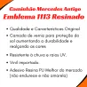 Par Adesivo Lateral Compativel Mercedes 1113 Antigo Resinado