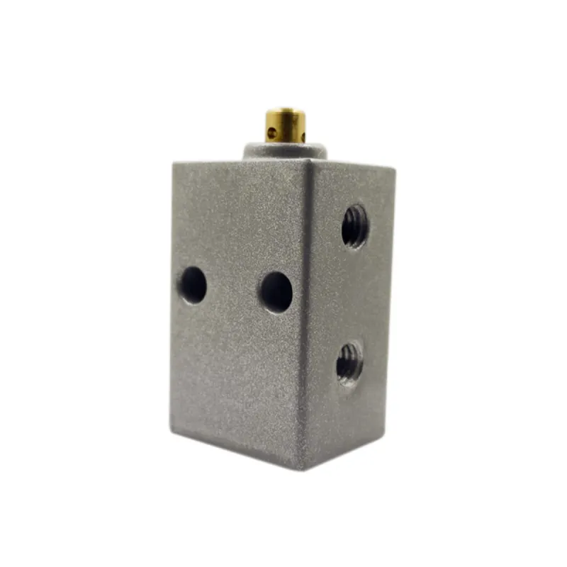 Válvula Mini 3/2 Vias Rosca M5 Acionamento Pino Mola