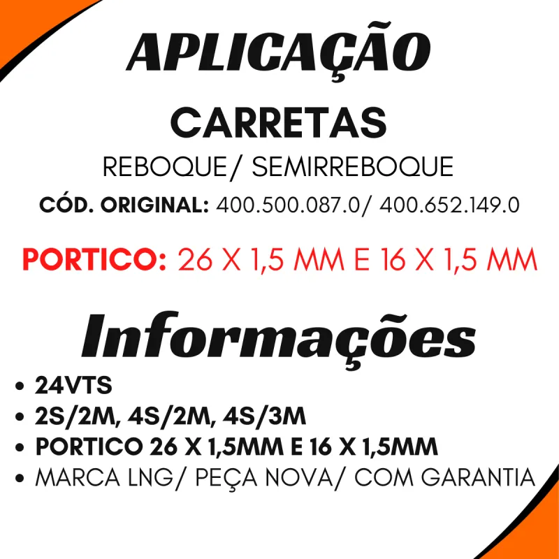 Válvula  Combinada Abs Carretas Reboques/ Semirreboques