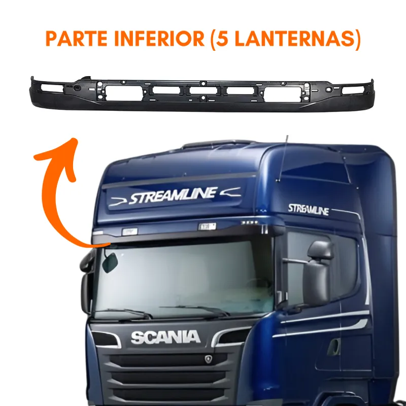 Tapa Sol Cabine Inferior  Scania Série 6 Trendline (2058757)