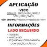 Acabamento Lateral Cabine Esq. Stralis