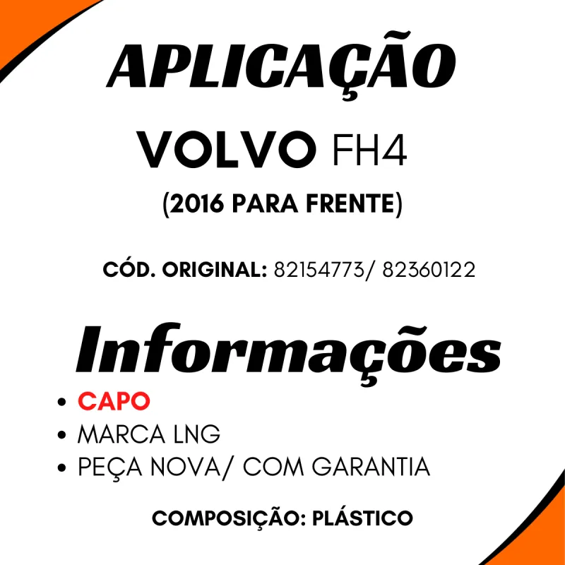 Capo Frontal Volvo Fh4 (2016...)